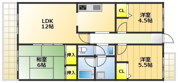 グランディオ島の間取り