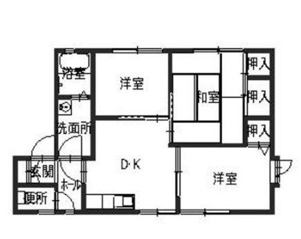 ディアス北条Ｄ・Ｅの間取り