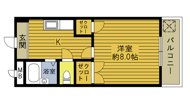 ハビエル豊岡の間取り