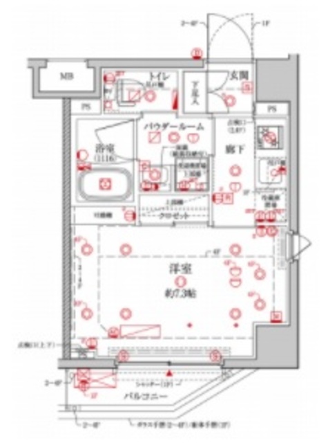 江東区森下のマンションの間取り