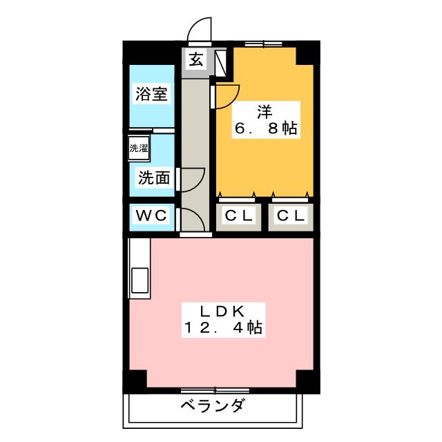 【サンセールウエストの間取り】