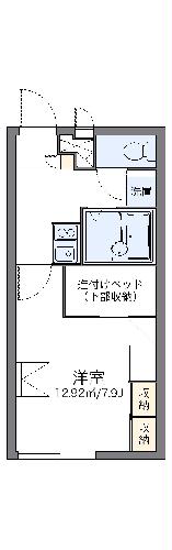 レオパレスオーキッド２の間取り