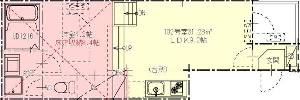 エスポワール中村の間取り