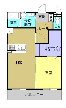 エステート八景水谷の間取り