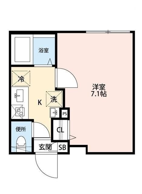 【足立区足立のマンションの間取り】