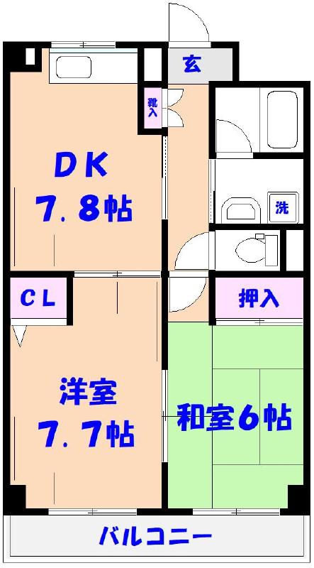 サニーコートの間取り