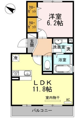 グランソレイユ南多聞の間取り