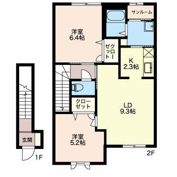 センチュリーハイツの間取り