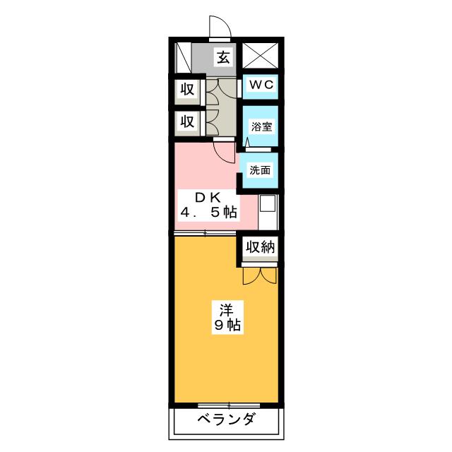 ベルカルムＳの間取り