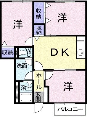 [家電付き] エモーション-21の間取り