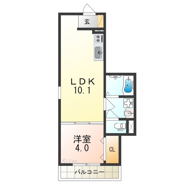 F＋style出島海岸通の間取り