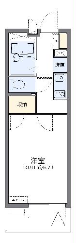 レオパレスクオラの間取り