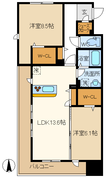 【GRAND　STAGEの間取り】