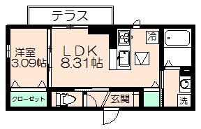 フロリナパークの間取り