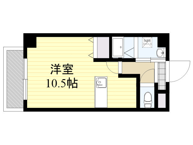 紺屋スカイマンション参番館の間取り