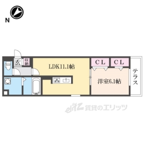 仮称）南区吉祥院井ノ口町新築ハイツの間取り