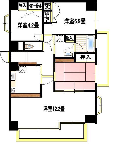 ナイスステージ国見ケ丘の間取り