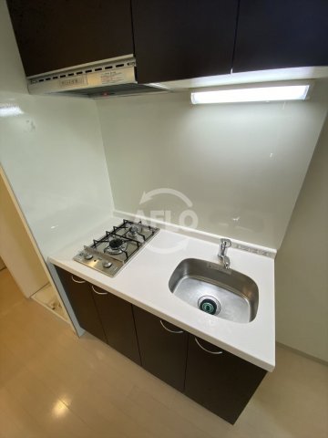 キッチン　エステムプラザ大手前エヴァース　2口ガスシステムキッチン