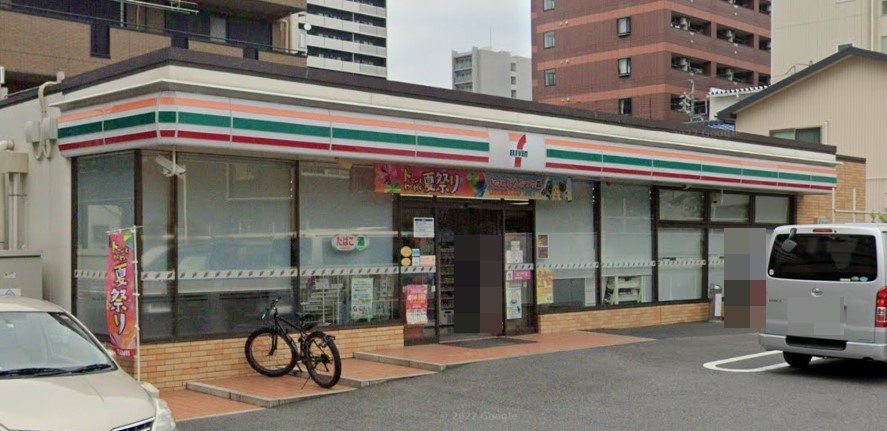 コンビニ　セブンイレブン 名古屋鶴舞2丁目店（コンビニ）まで1001m