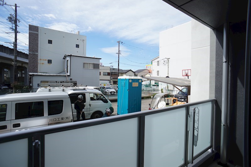 バルコニー　同施工会社の１Kイメージ