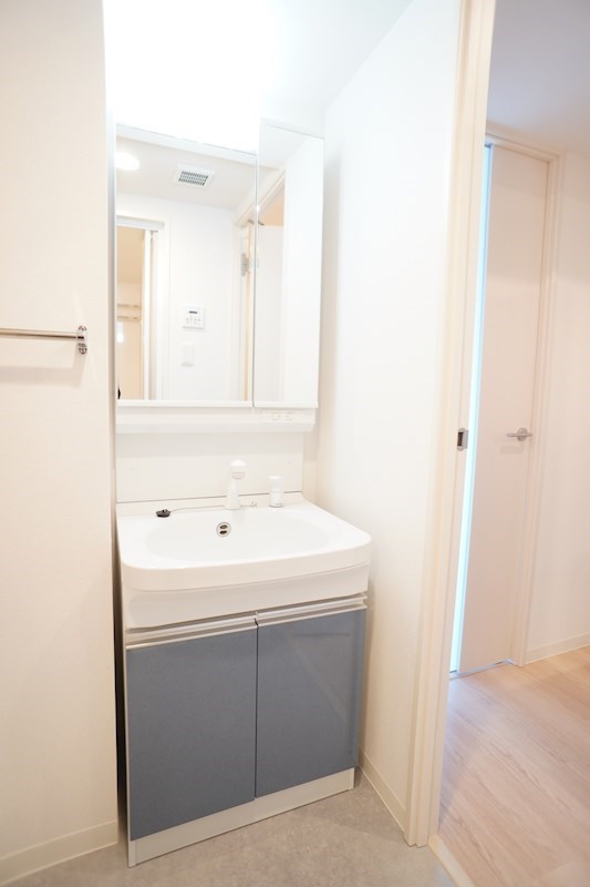 洗面設備　同施工会社の１Kイメージ