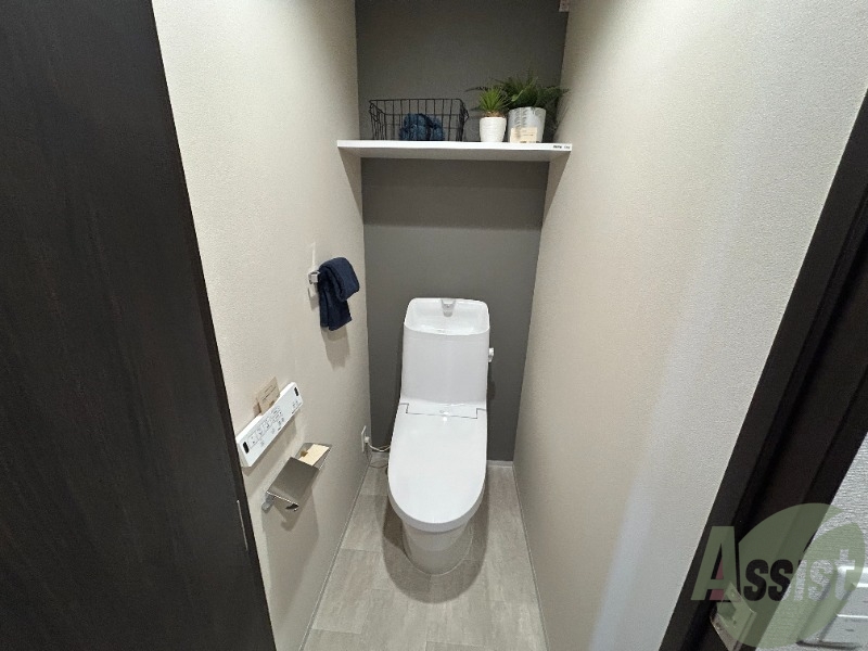 トイレ　トイレにはウォシュレット機能が付いていて快適です。