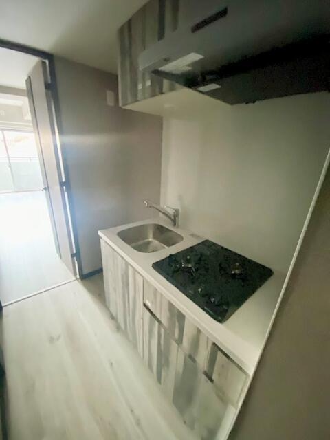 キッチン　コンパクトなキッチンで掃除もラクラク