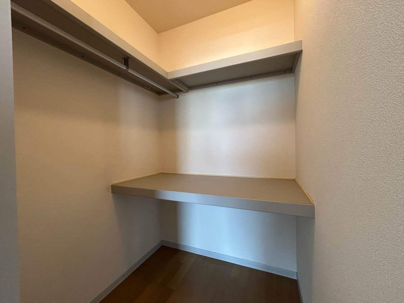 収納　ウォークインクローゼット付きです