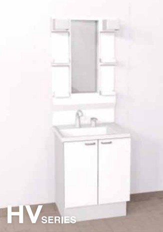 洗面設備　同一施工