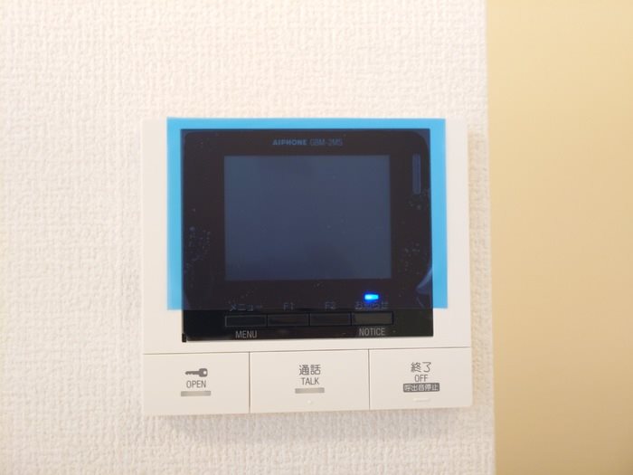 セキュリティ　来訪者の姿を確認できます。