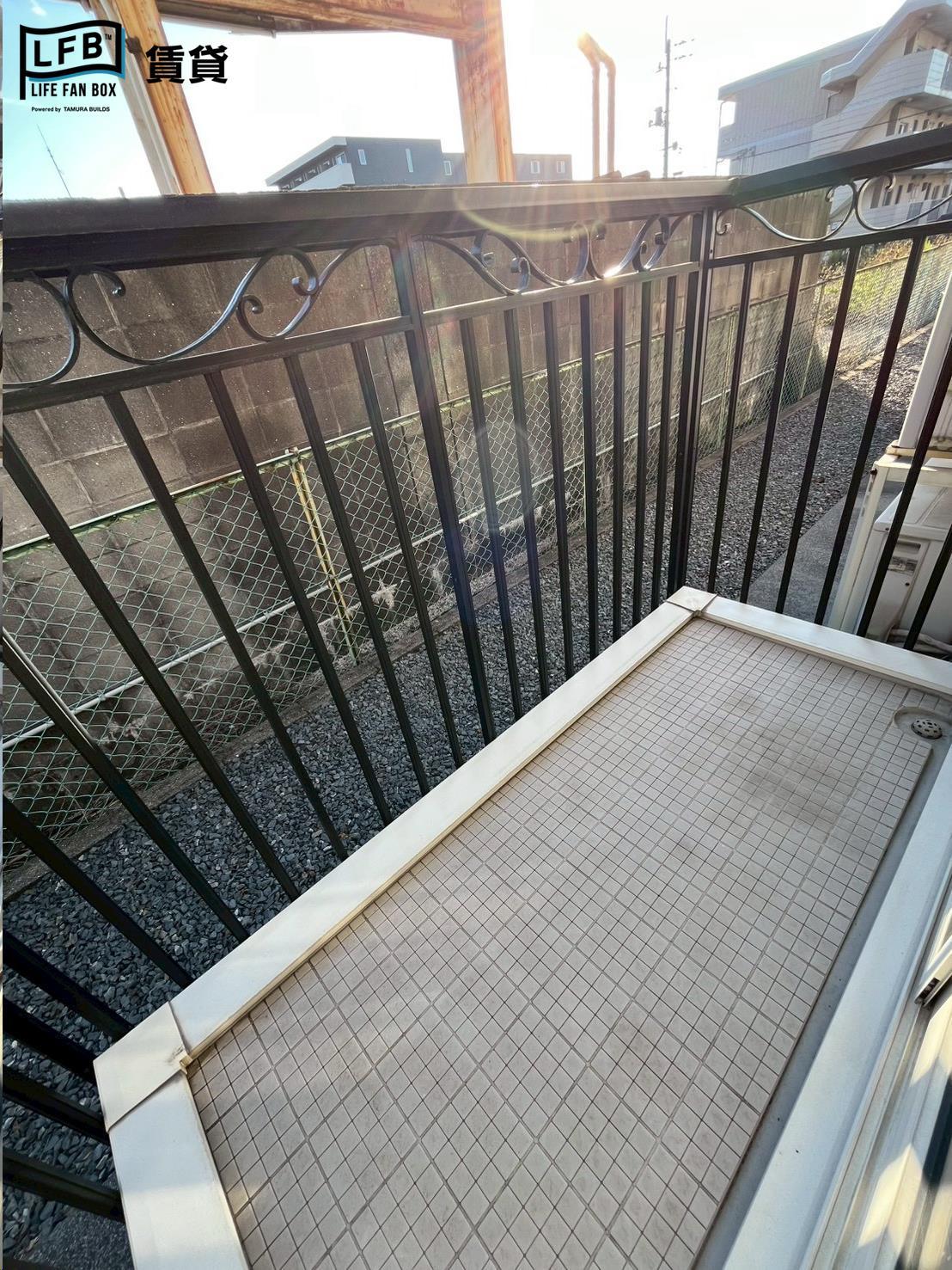 バルコニー　※101号室の写真です。