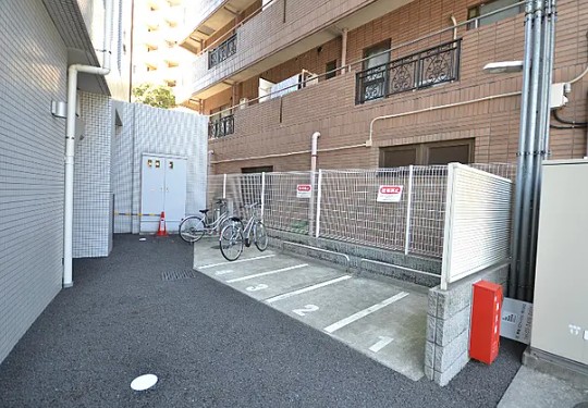 駐車場　駐輪場です。