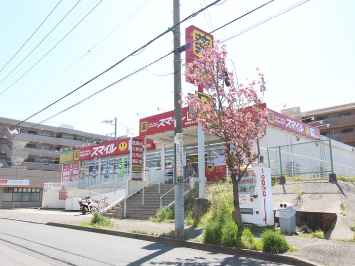 ドラックストア　ドラッグストアスマイル青葉黒須田店（ドラッグストア）まで989m