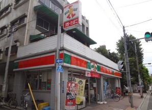 コンビニ　サンクス台東松が谷店（コンビニ）まで153m