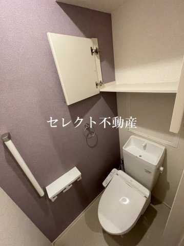 トイレ　【ル　シエル】落ち着いたトイレです