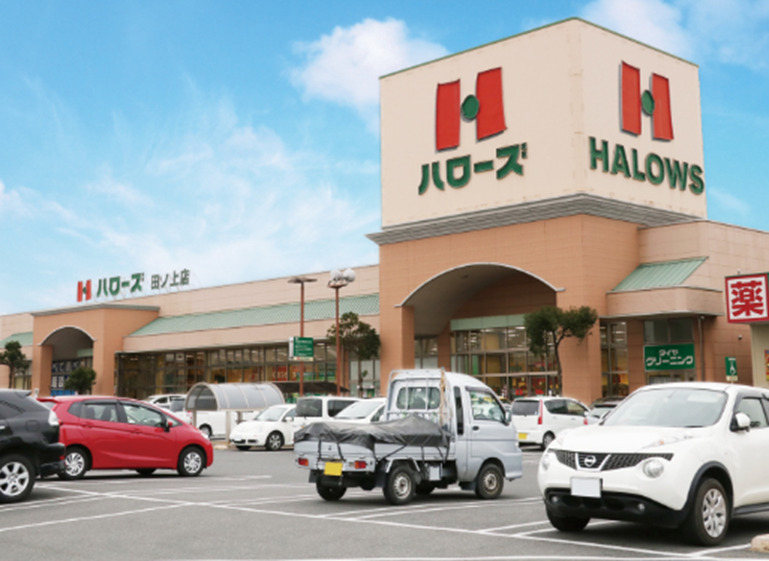 スーパー　ハローズ田ノ上店（スーパー）まで796m