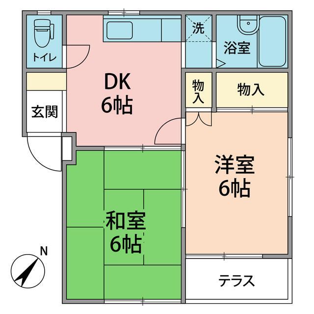 サンフォレスタ二俣川の間取り写真