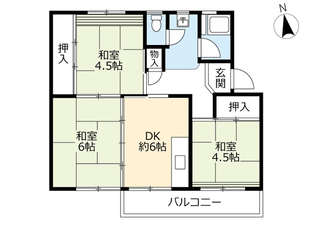 UR室住の間取り写真