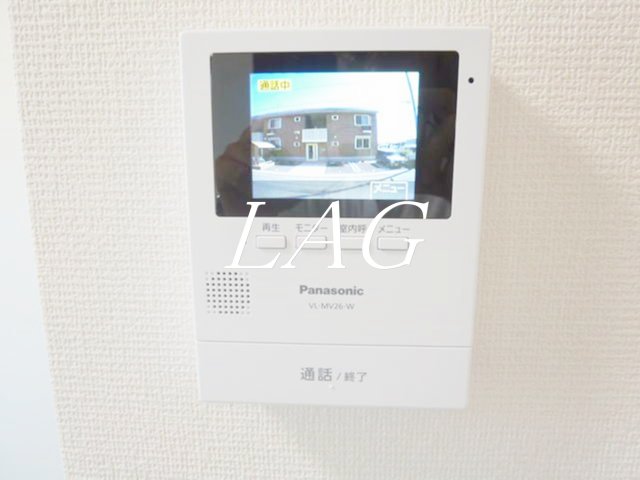 セキュリティ　モニター付きインターホンです。