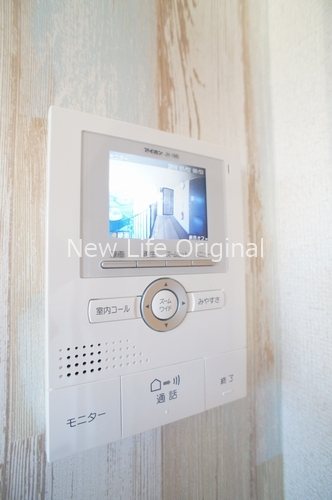 セキュリティ　室内から来訪者を確認できるTVモニターホン付きで安心です☆