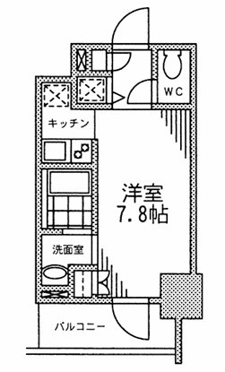 カスタリア門前仲町IIの間取り写真