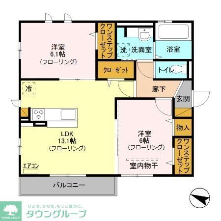 クレセールの間取り写真