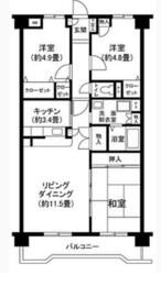 グランドール三鷹 壱番館の間取り写真