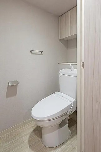トイレ　ゆったりとした空間のトイレです