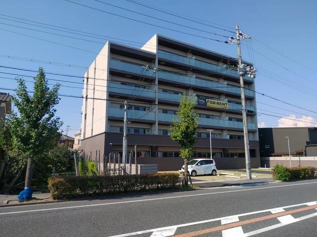 姫路市飾磨区思案橋のマンションの建物外観