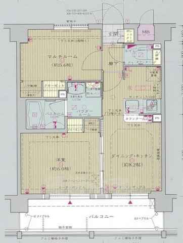 エステムプラザ京都河原町通の間取り