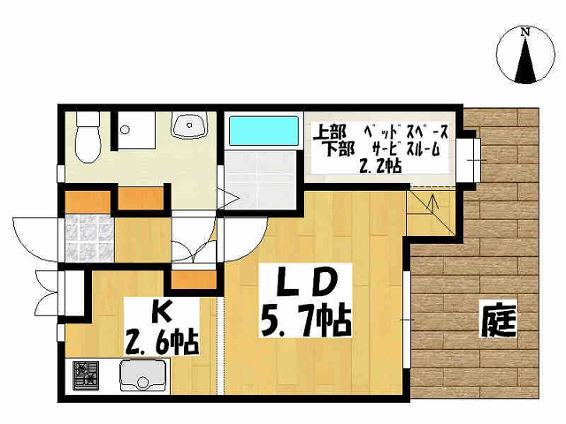 ワコーレ塩屋の間取り