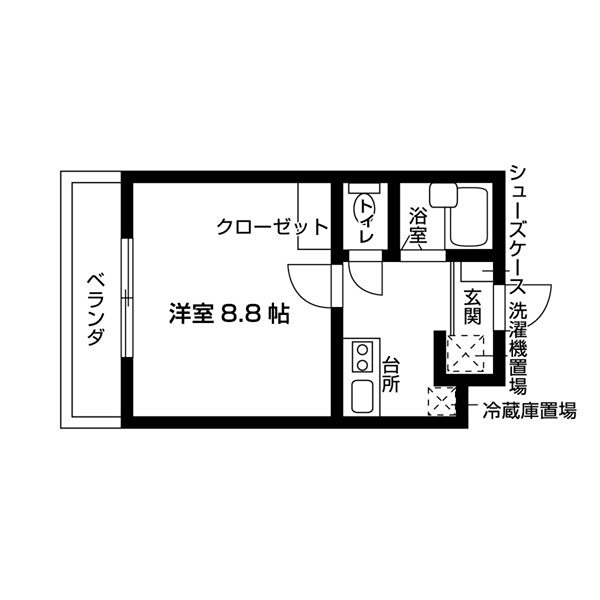 セルシオン池下の間取り