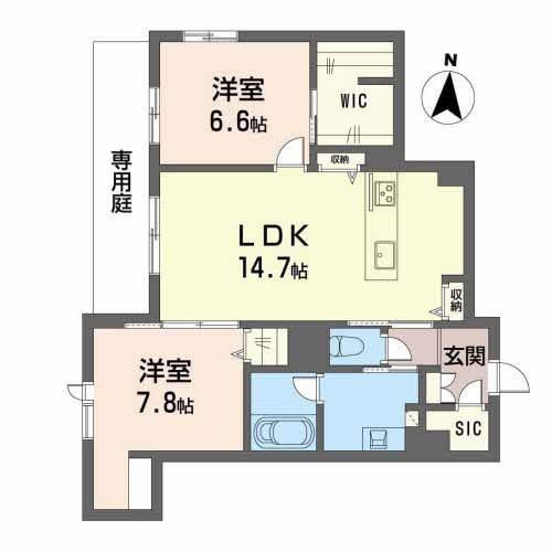 シャーメゾン青山通り　積水の間取り