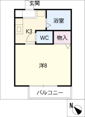 リヴェール鈴鹿Ｃの間取り